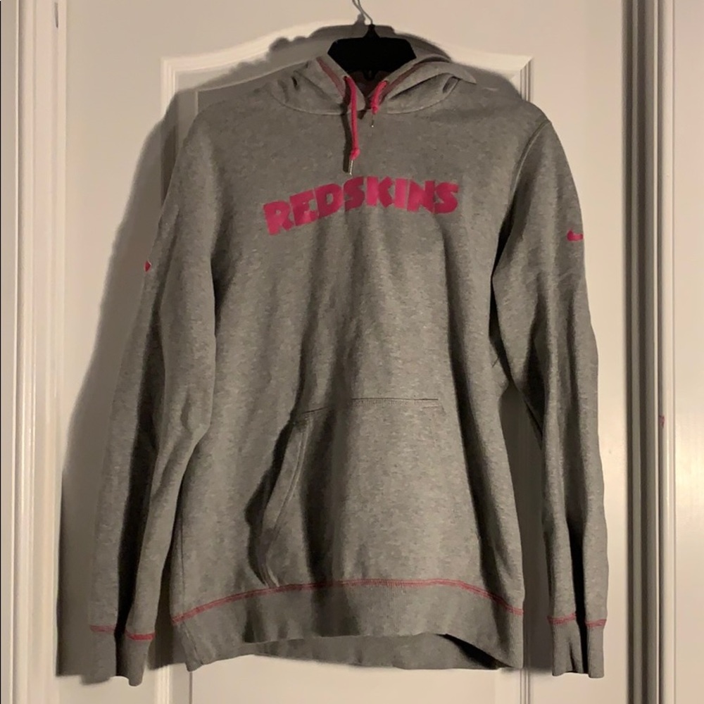 Kids Nike Bread Cancer Awareness Redskins hoodieXL